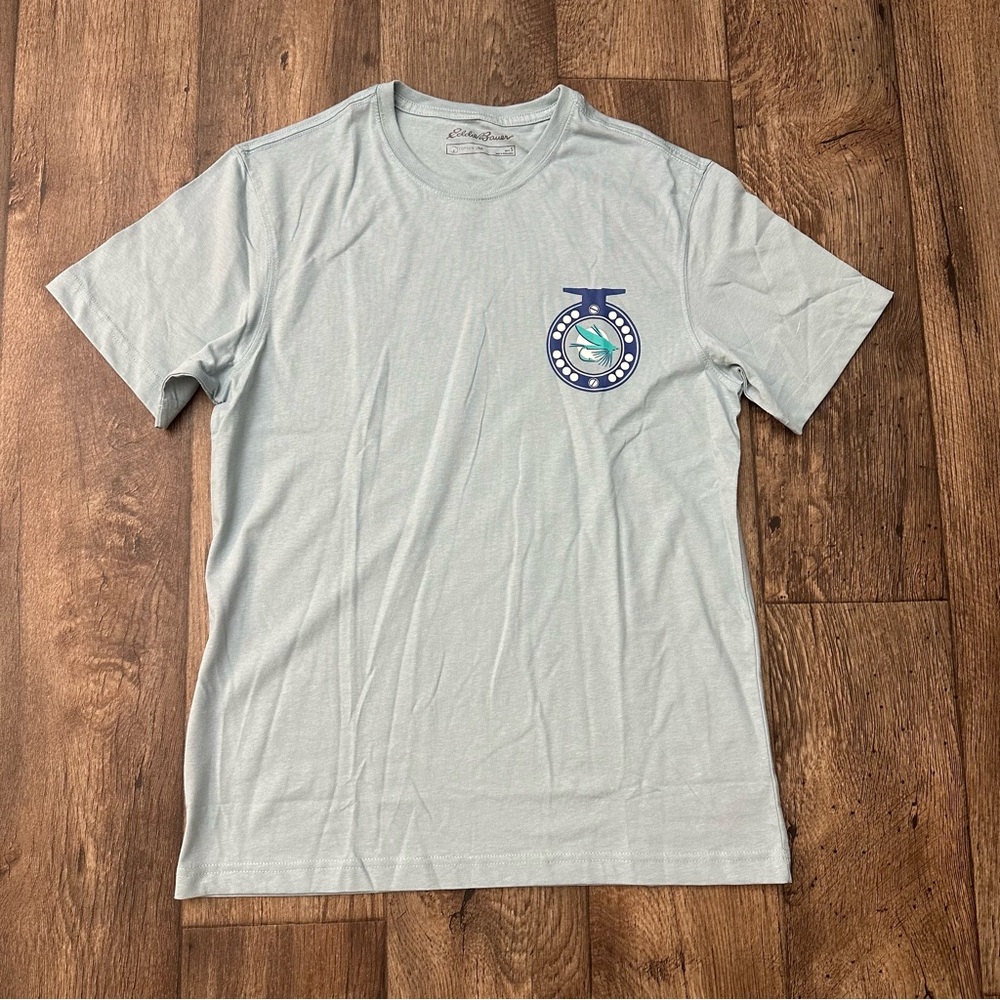 Eddie Bauer men’s size S bluish gray t-shirt